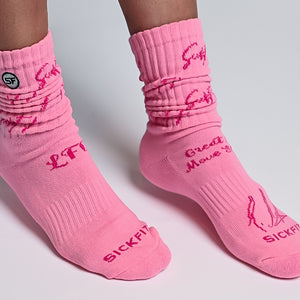 Pride Slouch Socks- Pink