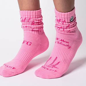 Pride Slouch Socks- Pink