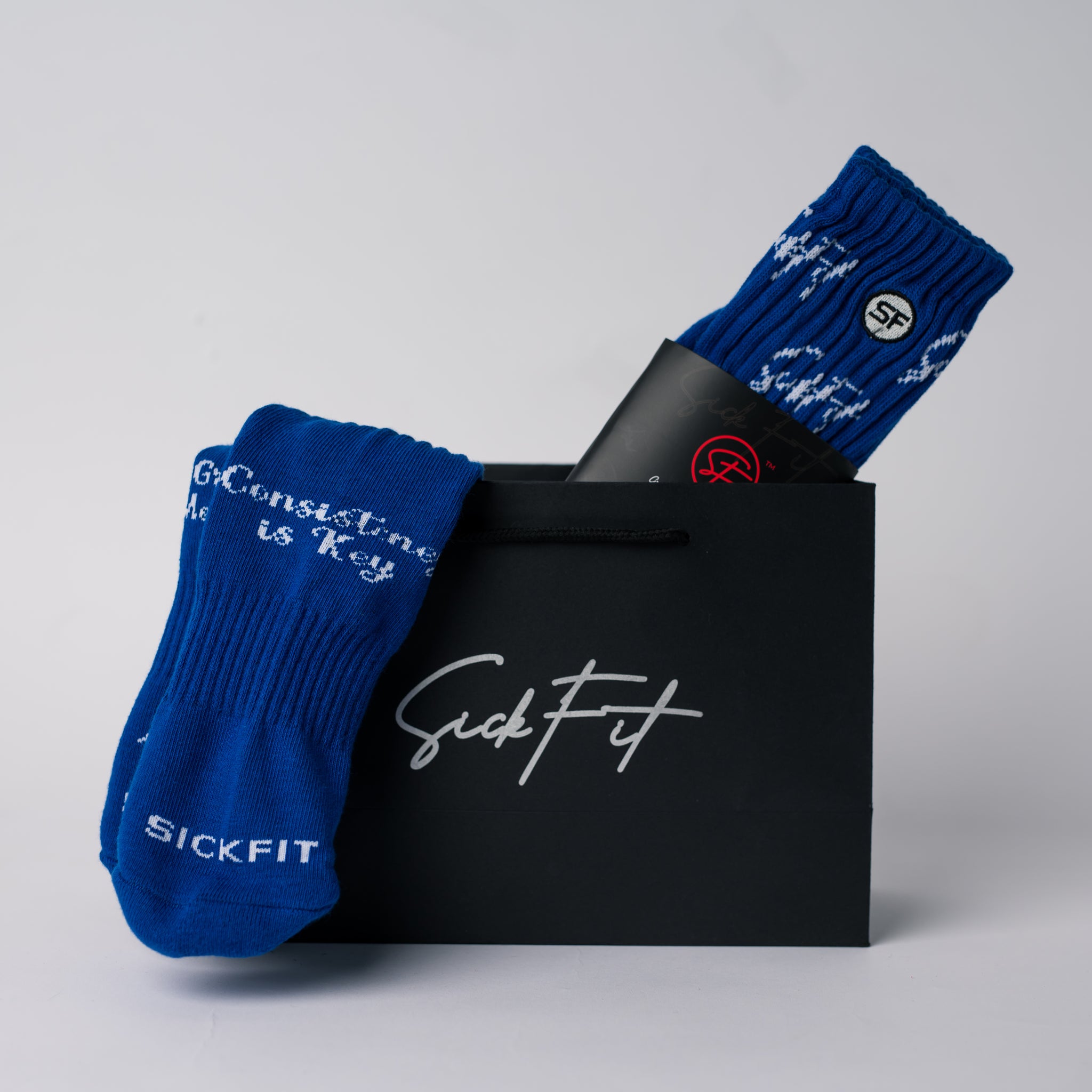 Pride Slouch Socks- Blue